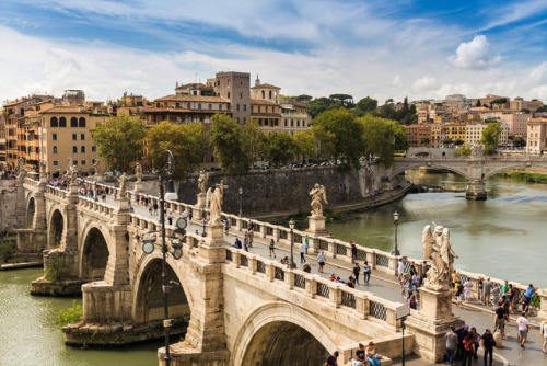 allthingseurope - Ponte Sant'Angelo, Rome (by Reuland...