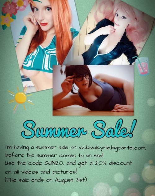 vickivalkyrie - I’m having an end of summer sale on...