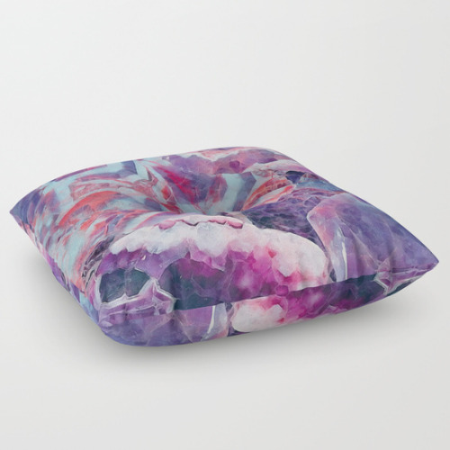 lesstalkmoreillustration - Crystal Pattern Floor Pillows By...