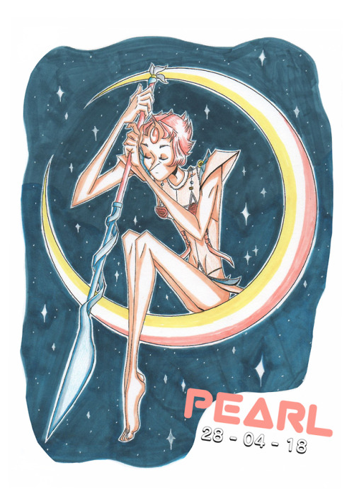 At first i wasn’t pleased with it, but for a first try with copic markers i think is decent enough. The thing Pearl is wearing was inspired by a piece made by Pam Hogg. (photo below) [[MORE]]