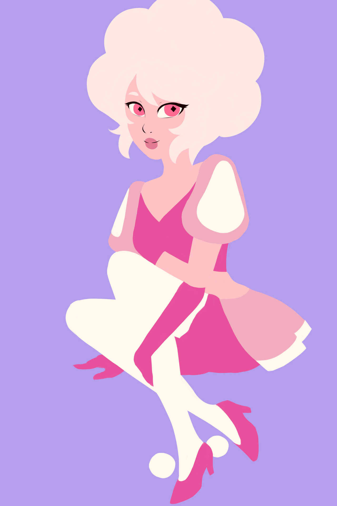 Just a small WIP of one of my favorite characters from Steven Universe, Pink Diamond~ I wanted to try a drawing without lineart, I still have to add some shadows (hope I don’t forget this drawing like...