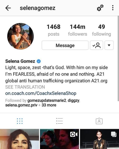 selenagomezecu - Selena Gomez reached 144 million followers on...