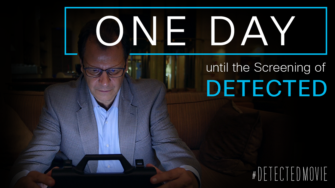 Tomorrow is the big day! Join us tomorrow at the Ahrya Fine Arts Theater in Beverly Hills for a screening of #DetectedMovie. Learn more about the event here: cs.co/60178iyRR