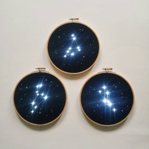 sosuperawesome - UFO, E.T. and Constellation LED Embroidery, by...