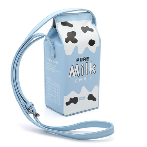 mega-happycollectordeer-posts - Creative Cute Milk Box Crossbody...
