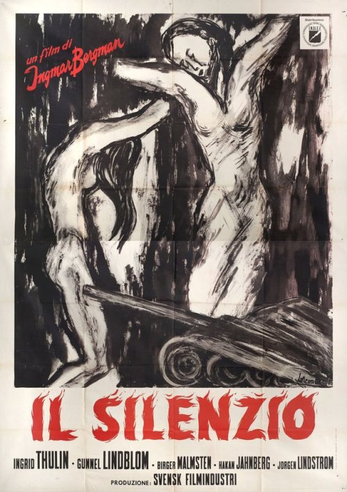 movieposteroftheday - Italian quattro fogli for THE SILENCE...