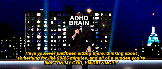 adhighdefinition - mulaney - do you ever zone out/get distracted...