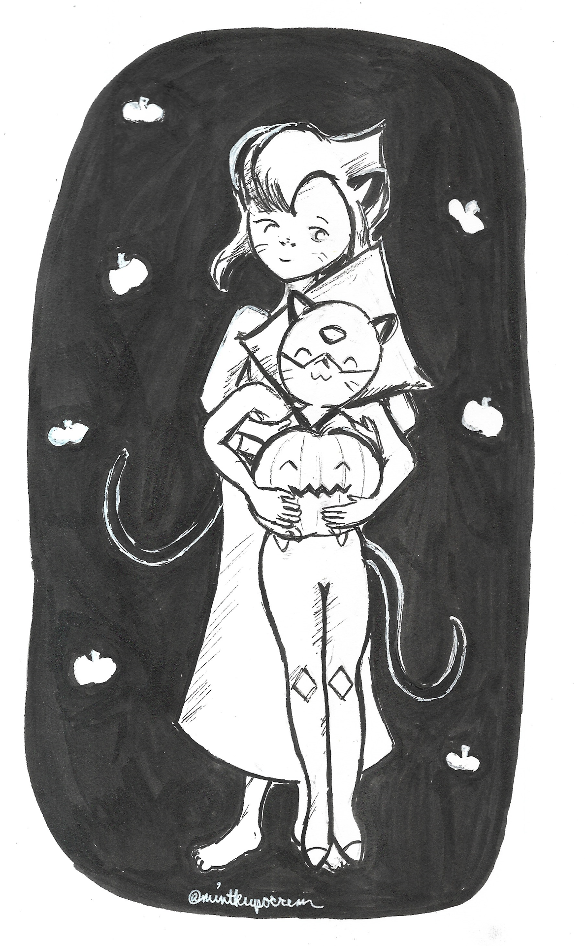 @lapidot-week Halloween prompt 1: Black cats/pumpkins