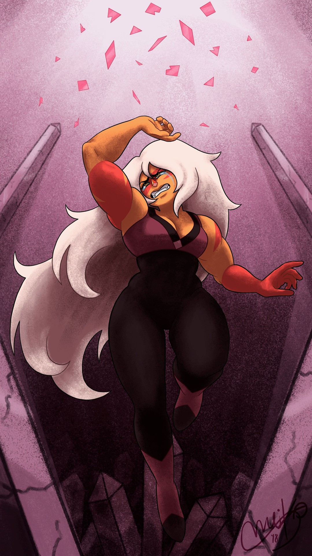 Jasper and Pink’s shattering