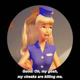 Image result for tour guide barbie gif