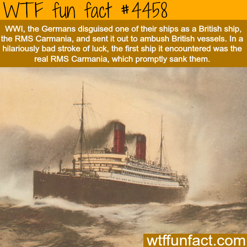 wtf-fun-factss - RMS Carmania - WTF fun facts