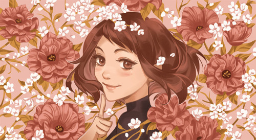 munette - Muted pink for Ochaco!! T_T