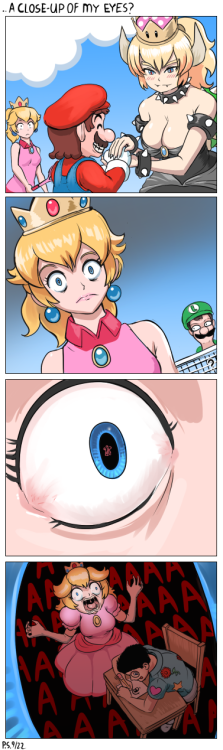 profitshame:A Bowsette comic.I fear the reference at the end...