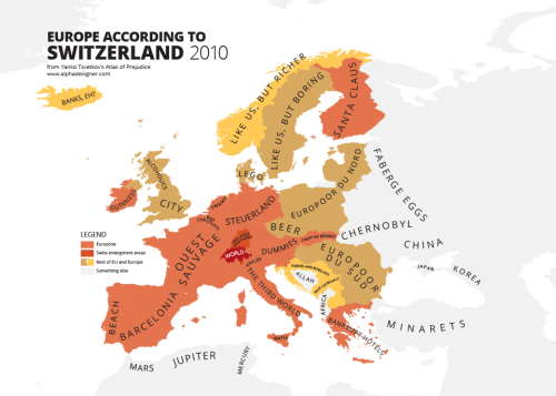 atlasofprejudice - Europe According to Switzerland (2011) from...