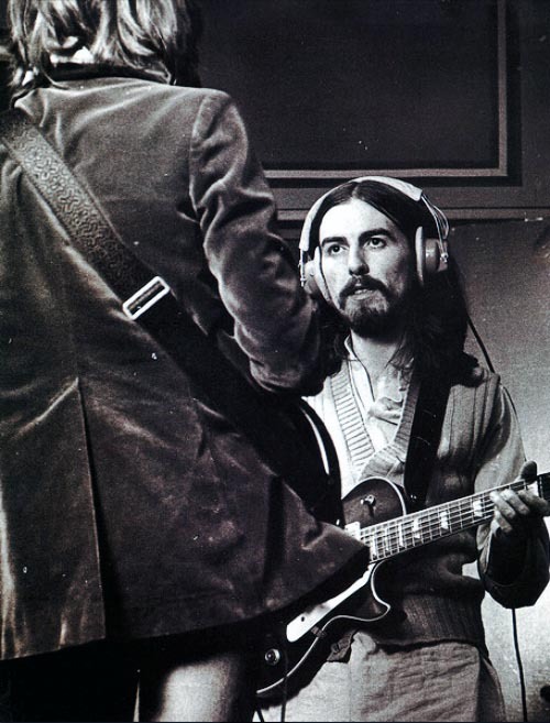 mccartneymadness - George Harrison and Eric Clapton, London,...