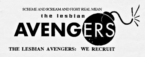 sapphomore - clippings from the lesbian avengers’ dyke manifesto...