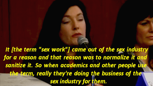 exgynocraticgrrl-archive - Rachel Moran on the terms "Sex...