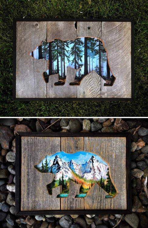 forestwildflower - sosuperawesome - Art Framed in Reclaimed Wood...