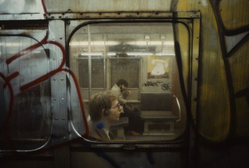 magictransistor - Christopher Morris, The New York Subway, 1981.