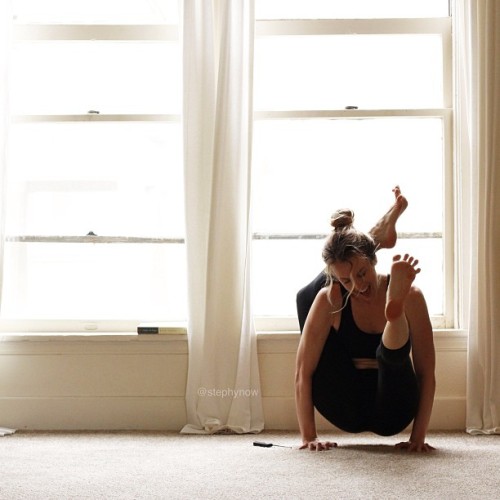 yoga pose on Tumblr