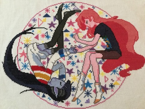 littlegaywitch - My finished cross stitch project! I contacted...