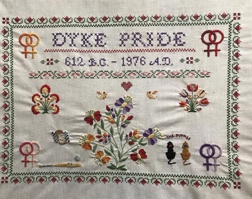 llleighsmith - Dyke Pride Sampler, by Barbara Smith and Beverly...