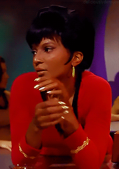 stoplookingup - deliciouslydemure - Nichelle Nichols as Lt. Uhura...