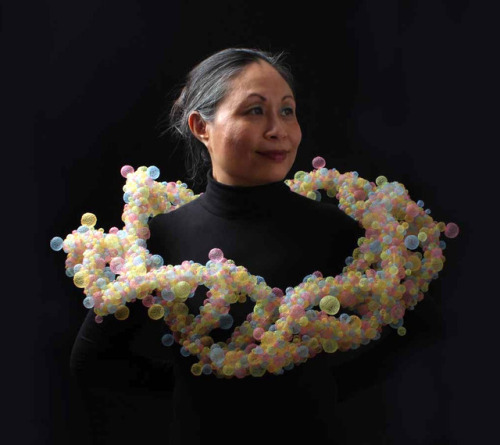 itscolossal - Nora Fok’s Ethereal Hand-Knit Jewelry is Inspired...