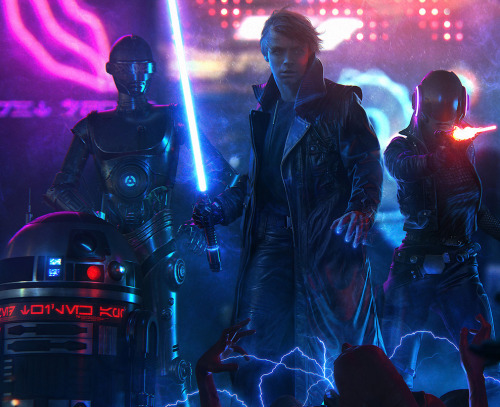 cinemagorgeous - A gorgeously moody cyberpunk take on Star Wars by...