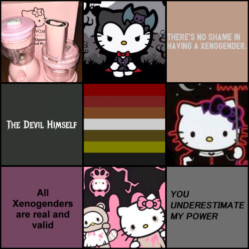 mogai-watch - valid-ismyaesthetic - Hellgender + Hello Kitty for...