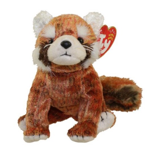 beaniebabyaday - todays beanie is - rusty the red panda!