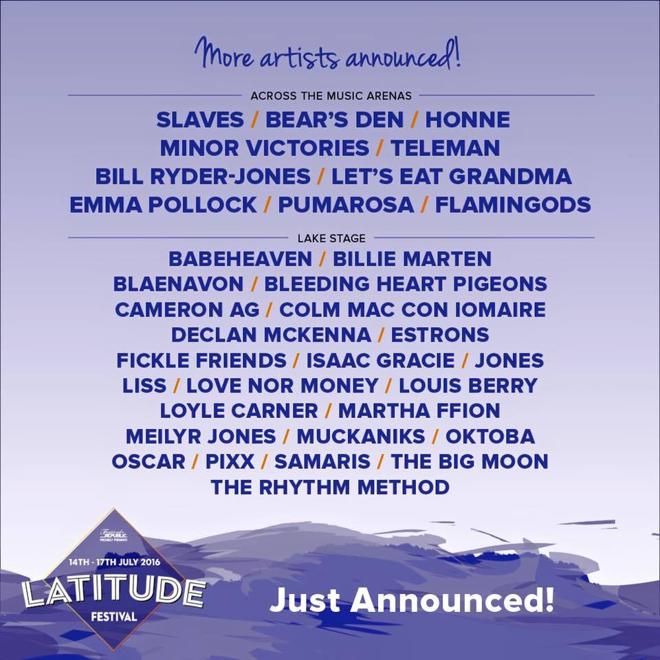 U dun know Latitude Festival for Huw Stephens Lake Stage!! 💥😎💥 Tickets here: http://latitudefestival.seetickets.com/?src=lat2016BN179