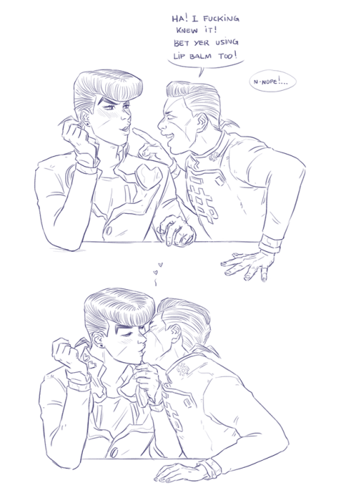 notanotherjojoblog - there’s no need to find excuses to kiss...