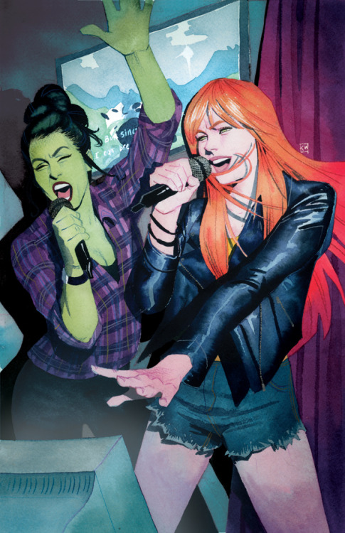 kevinwada - Hellcat Issue #3 variant coverCan you see what song...