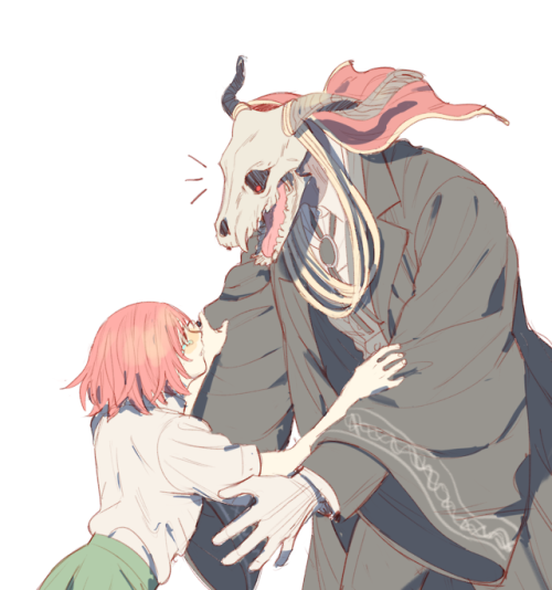frothystars:i watched the ancient magus bride (currently reading...