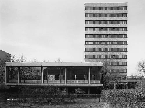 germanpostwarmodern - Extension to Wedding Town Hall (1964-66)...