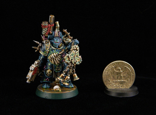 falchieyan - Plague marine with Icon of Despair, painted in...