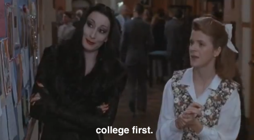 ndnickerson - COLLEGE FIRST.I love how the Addams Family has...