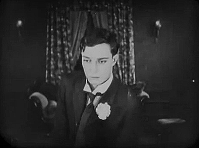 ren-field:Buster Keaton in The Haunted House (1921)