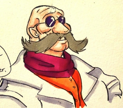 roskiiart:Gerald robotnik was a sweet old man to his grandkid...