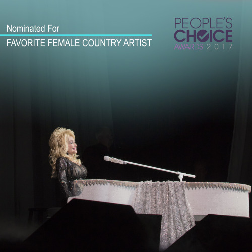 I’ve been nominated for a People’ Choice Award, and...