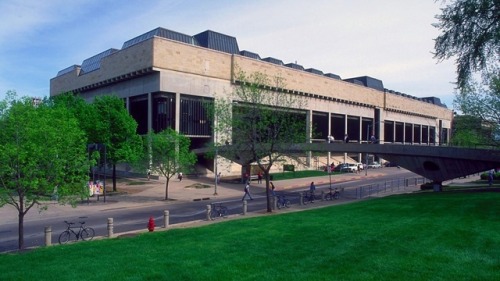 germanpostwarmodern - Mosse Humanities Building (1966-68) of the...