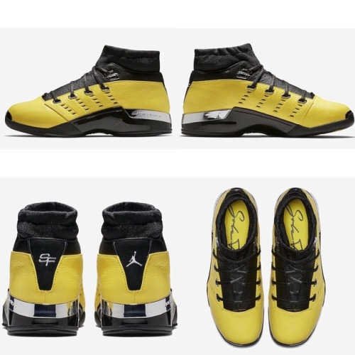 sneakerfilescom:SoleFly x Air Jordan 17 Low ‘Lightning’...