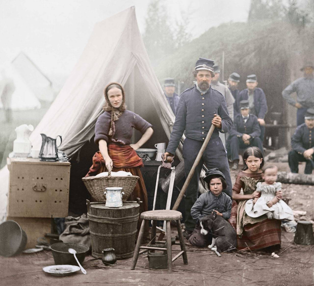 Раскрашенные фото гражданской войны. 