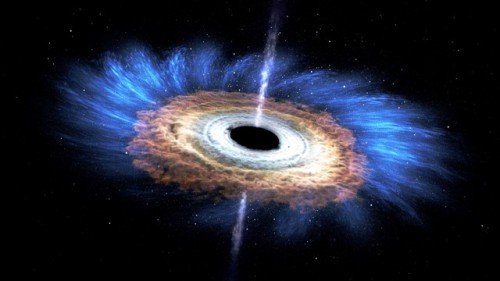 just–space:Star Wanders Too Close to a Black Hole : This...