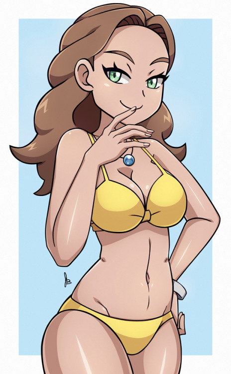 approvedbybunnies:Commission - Swimmer (Pokemon Sun and...