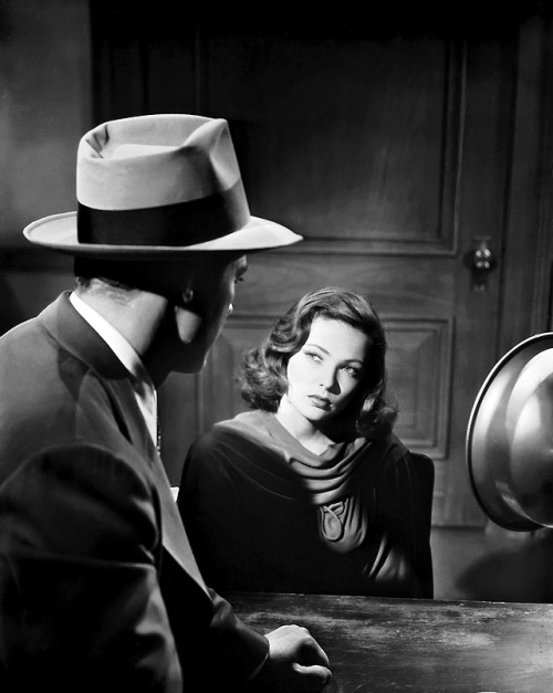 wehadfacesthen - Dana Andrews and Gene Tierney in Laura  (Otto...