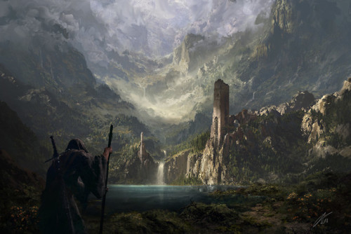 cinemagorgeous - Lands of Old by artist Julian Bauer.