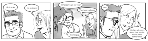 tazdelightful - [ID - A grayscale digital comic featuring Lup and...