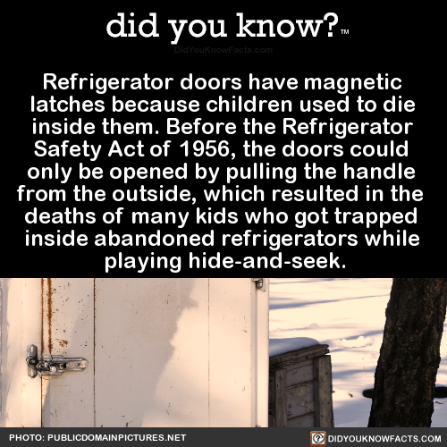 refrigerator-doors-have-magnetic-latches-because